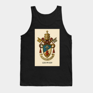 Pope Leo XIV Coat of Arms Tank Top