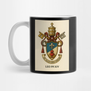 Pope Leo XIV Coat of Arms Mug
