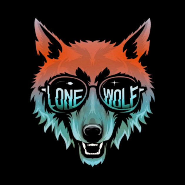 Lone Wolf Head. Lone Wolf Illustration. by MotiVVaTTi