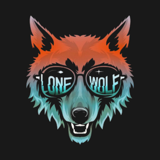 Lone Wolf Head. Lone Wolf Illustration. by MotiVVaTTi
