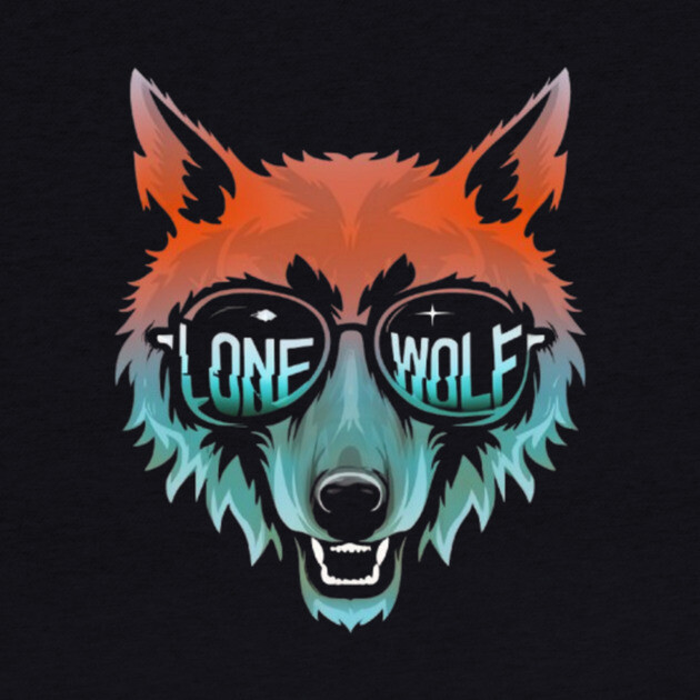 Lone Wolf Head. Lone Wolf Illustration. by MotiVVaTTi