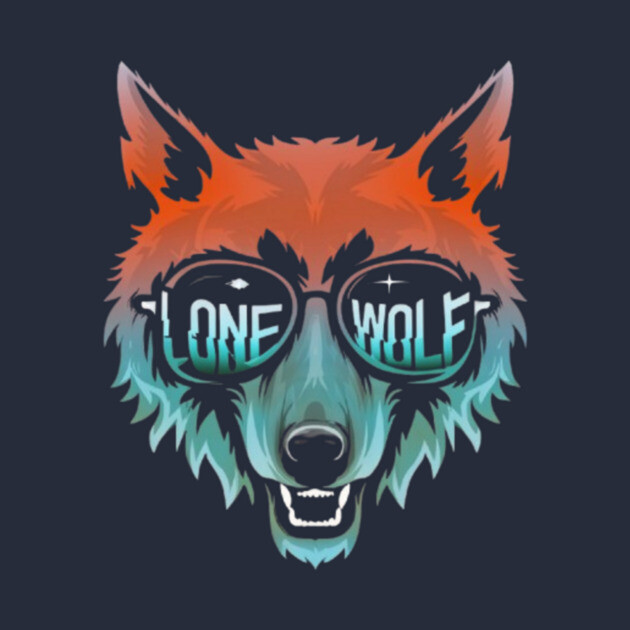 Lone Wolf Head. Lone Wolf Illustration. by MotiVVaTTi