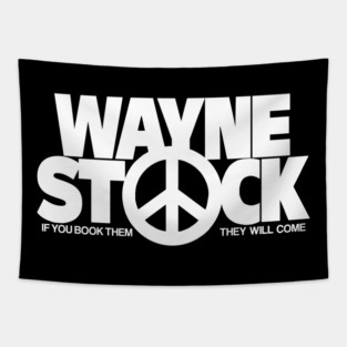 Wayne Stock Movie Parody Concert Funny 70s Band Garth Tapestry