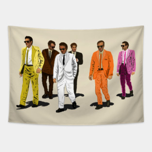 Reservoir Dogs Coloring Book Tapestry