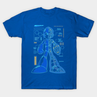 Blue Megaman T-Shirt