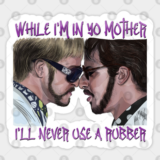 SNL: Motherlover [Never Use a Rubber] Sticker by 51Deesigns