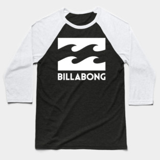 Billabong Wave | Surf Art Design | Ocean Beach Lifestyle Baseball T-Shirt