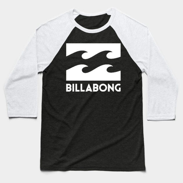 Billabong Wave | Surf Art Design | Ocean Beach Lifestyle Baseball T-Shirt by James Bates