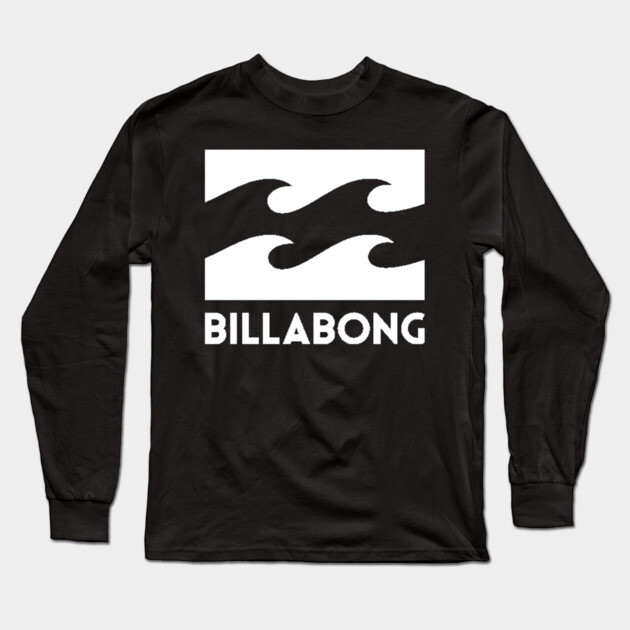 Billabong Wave | Surf Art Design | Ocean Beach Lifestyle Long Sleeve T-Shirt by James Bates