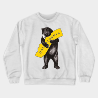 California Bear Hug – Cozy Mountain Vibes Crewneck Sweatshirt
