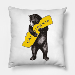 California Bear Hug – Cozy Mountain Vibes Pillow