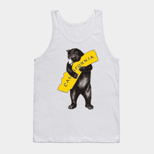 California Bear Hug – Cozy Mountain Vibes Tank Top