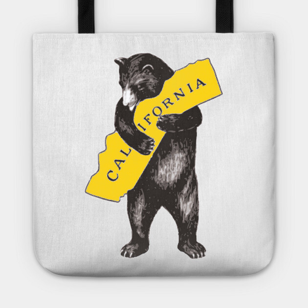 California Bear Hug – Cozy Mountain Vibes Tote by James Bates