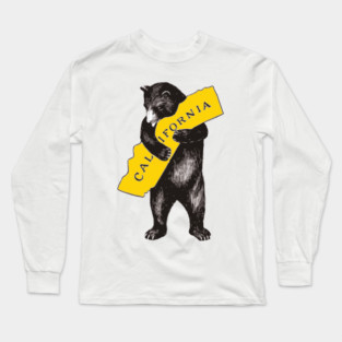 California Bear Hug – Cozy Mountain Vibes Long Sleeve T-Shirt
