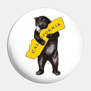 California Bear Hug – Cozy Mountain Vibes Pin