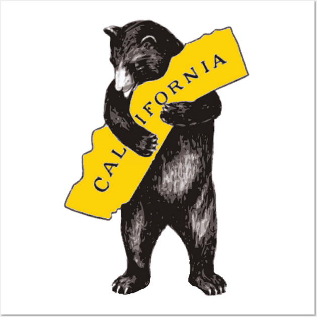 California Bear Hug – Cozy Mountain Vibes Wall Art by James Bates