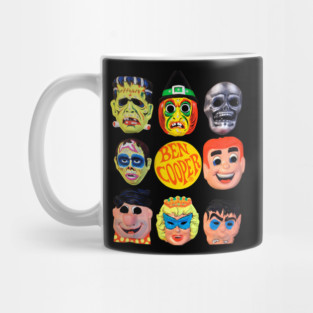 Vintage Ben Cooper Halloween Masks Mug