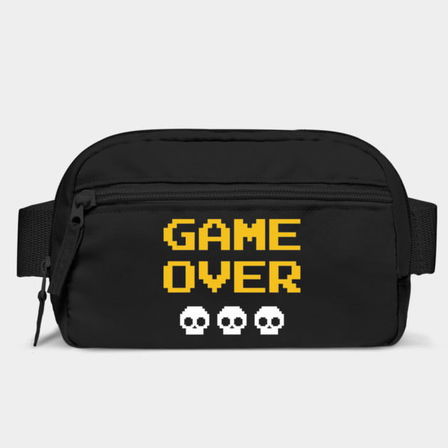 Game Over Retro Computer Geek 8 Bit Pixel Art by Anticorporati