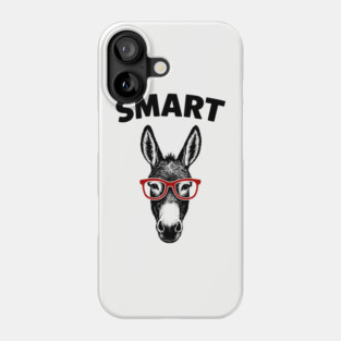 Smart Ass Donkey Face Nerdy Sarcastic Pun Phone Case
