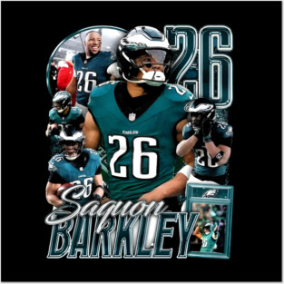 Saquon Barkley Philadelphia Collage Posters and Art