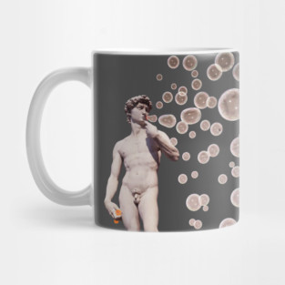 David blowing bubbles Mug
