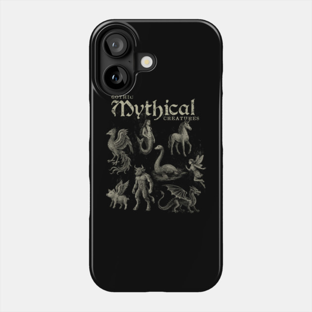 Gothic Mythical Creatures Phone Case by GoshWow®
