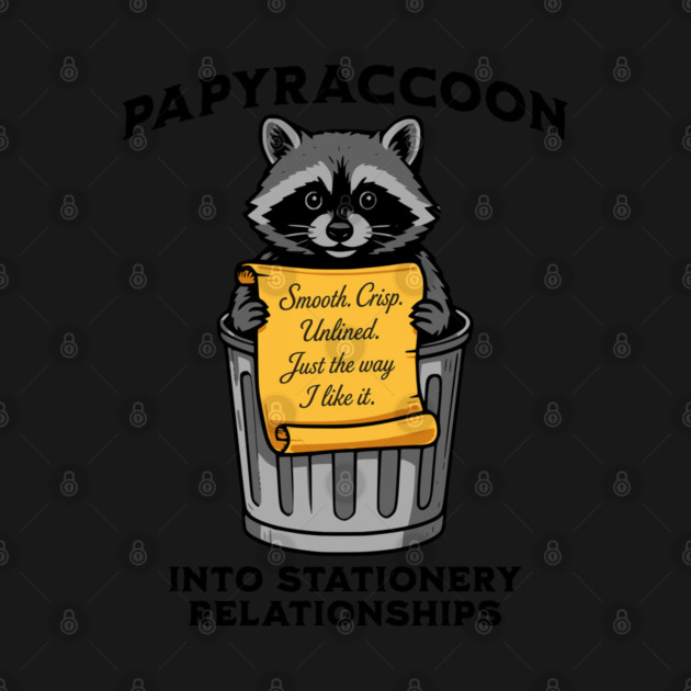 Papyraccoon: a Raccoon that Loves Paper, funny racoon by Luxinda
