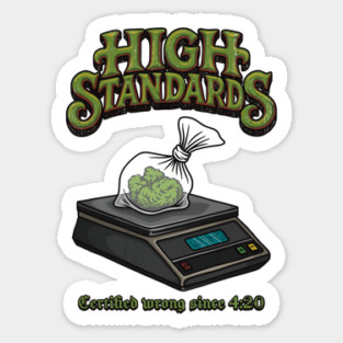 High Standards – Skater’s Green Dream Sticker