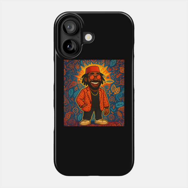 Chiji’s Igbo Ankara Glow Phone Case by Eric's Store 4