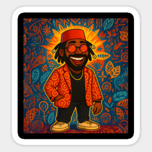 Chiji’s Igbo Ankara Glow Sticker