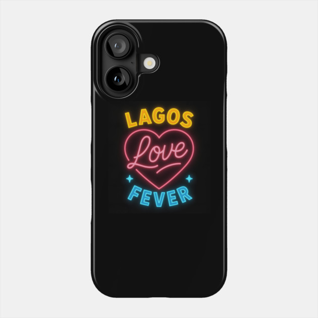Lagos Love Fever Glow Phone Case by Eric's Store 4