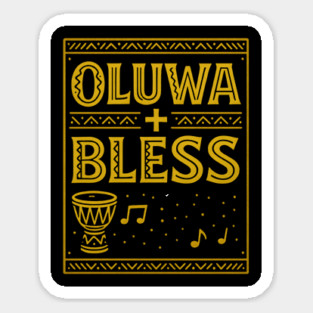 Oluwa Bless Prayer Sticker