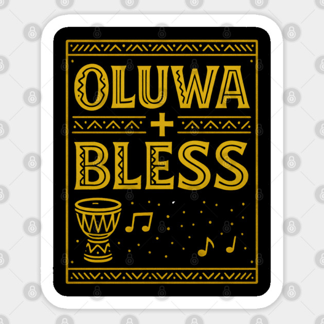 Oluwa Bless Prayer Sticker by Eric's Store 4