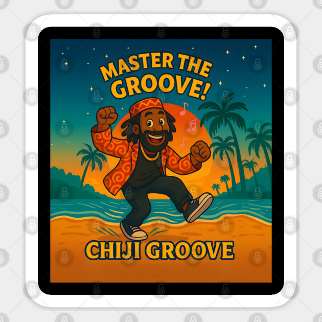 Chiji Groove Step Master Sticker by Eric's Store 4
