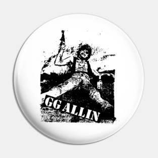 GG Allin band Pin