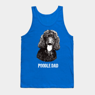 Poodle Dad Standard Poodle Tank Top