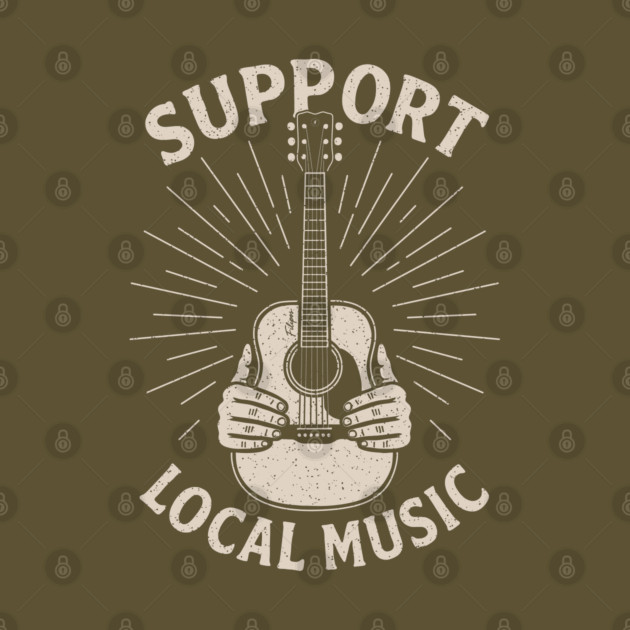 Support Local Music. Acoustic Edition by filiposwear