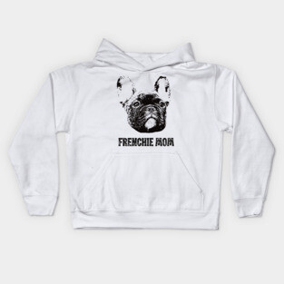 Frenchie Mom French Bulldog Kids Hoodie