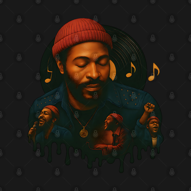Marvin Gaye - Soul Singer by UrbanLifeApparel