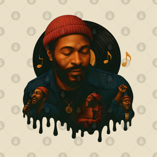 Marvin Gaye - Soul Singer by UrbanLifeApparel