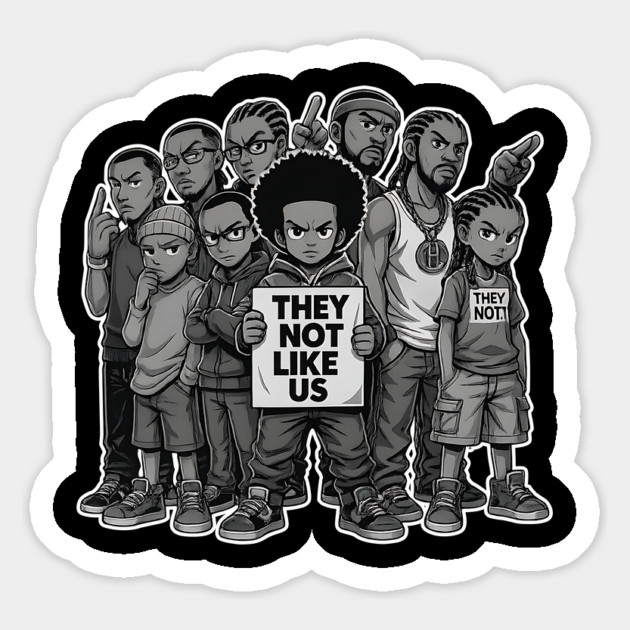 Street Crew - They Not Like Us Magnet by UrbanLifeApparel