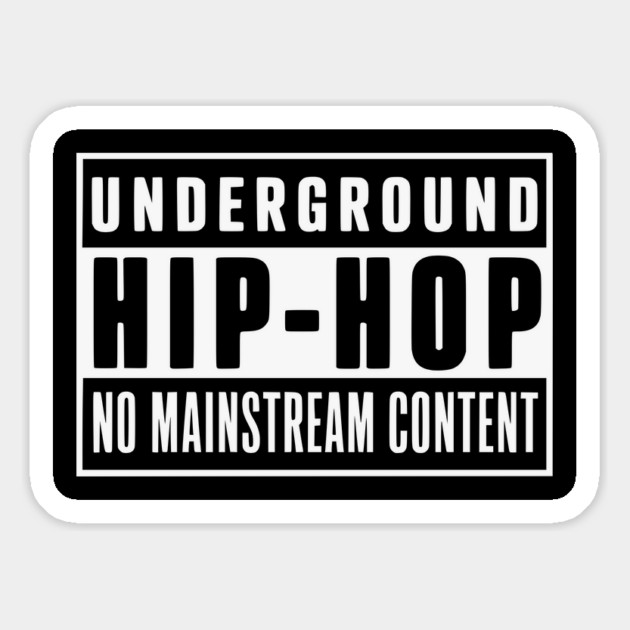 Underground Hip-Hop Magnet by UrbanLifeApparel