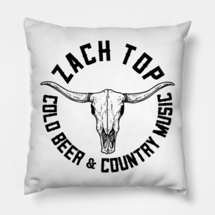 zach top (front and back) Pillow