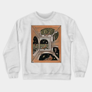 Maurits Escher, Another World II Crewneck Sweatshirt