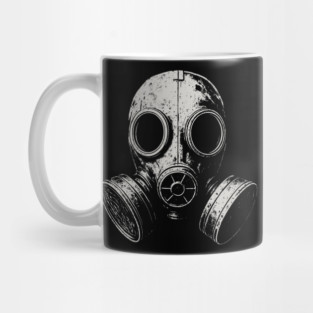 Gas Mask Urban Survival Post Apocalyptic Street Art Mug