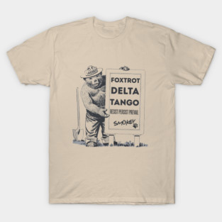 Foxtrot Delta Tango, Smokey Bear Resist T-Shirt