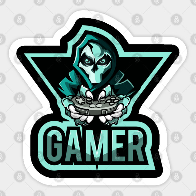 I Am Gamer Tee Game Lovers Sticker by DrollDrifters
