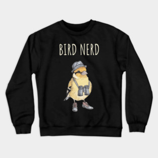 Bird Nerd Cute Birdwatcher Crewneck Sweatshirt