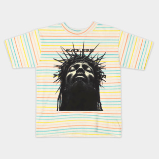 Jesus Christ: Black Jesus Christian Lord and Savior Kids T-Shirt