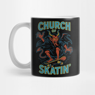 Church of Skatin Mug